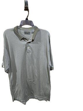 Bill Blass Brown/Tan Dress Polo Shirt